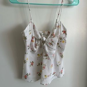 Abercrombie Floral Tank NWT